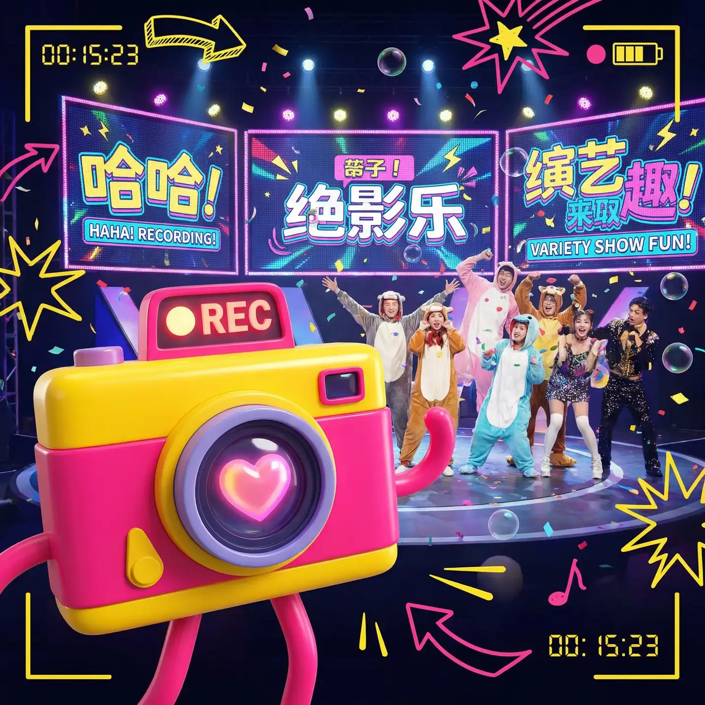 健身照片 游戏环节高能瞬间